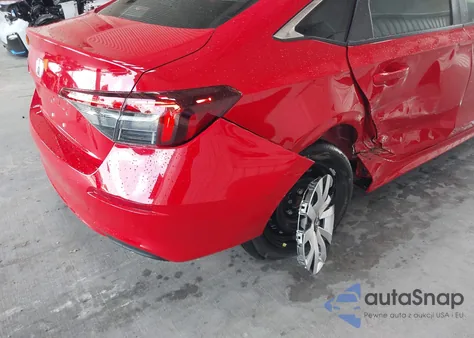 2025 Honda Civic Lx из США, поврежденный, VIN 2HGFE2F24SH589781